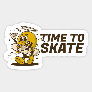 Time to Skate Sticker